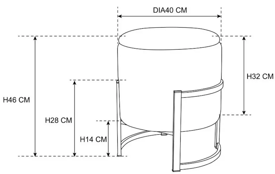 Пуф Akord Porto (Pink)
