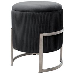 Puf Akord Porto (Silver/Black) Thumb