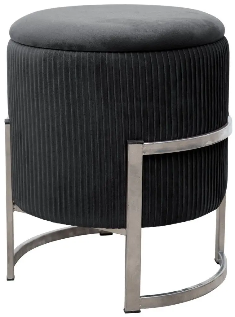 Puf Akord Porto (Silver/Black)