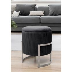 Puf Akord Porto (Silver/Black)