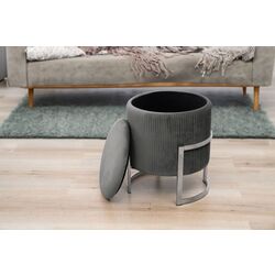 Пуф Akord Porto (Silver/Graphite) Thumb