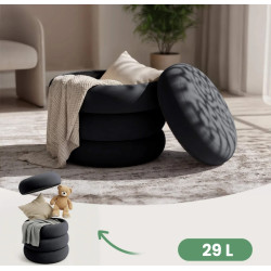 Puf Akord Snuggo 42cm (Black) Thumb