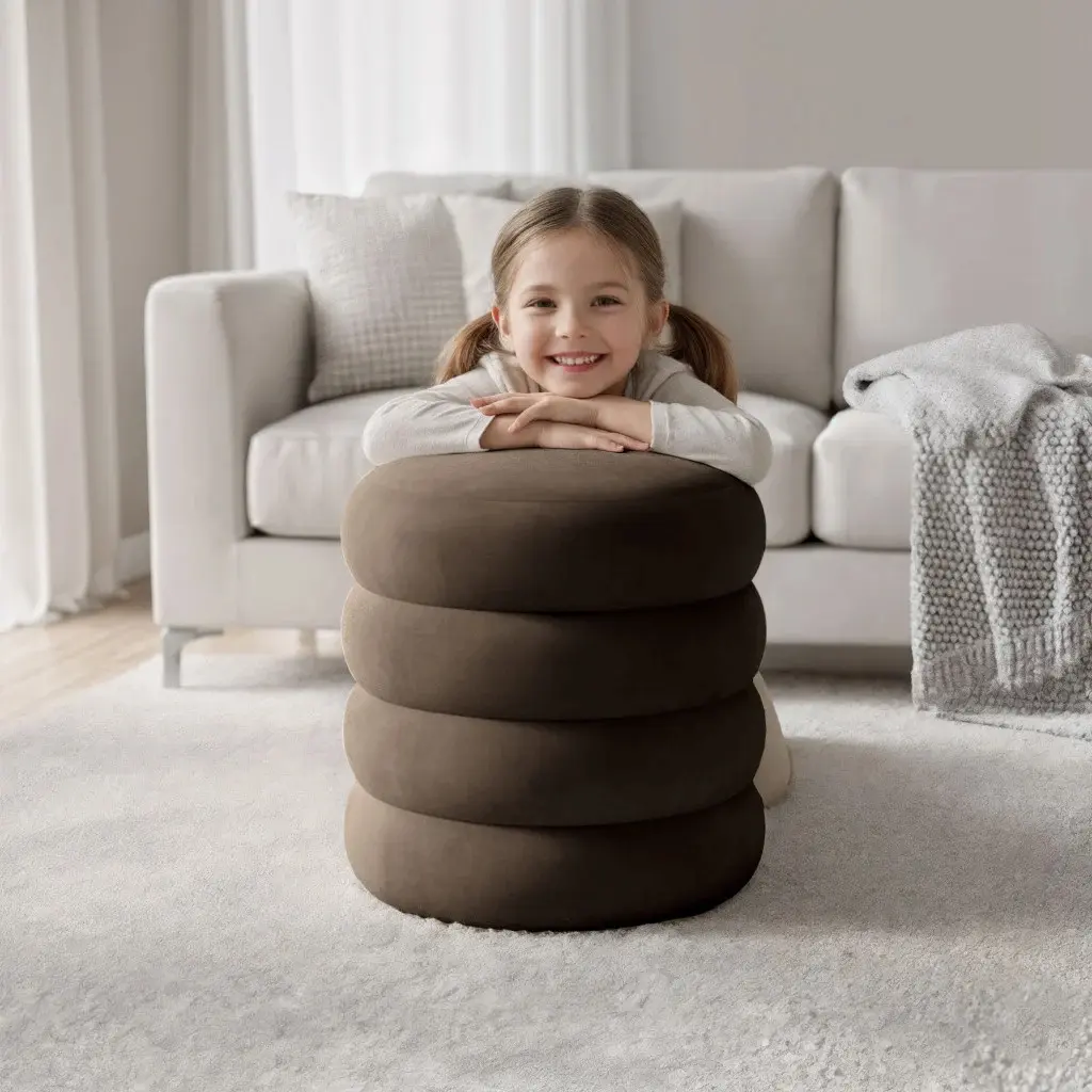 Puf Akord Snuggo 42cm (Brown)