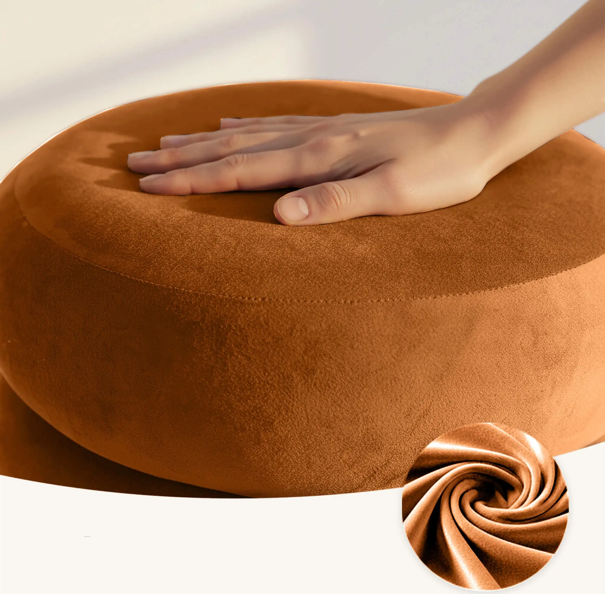 Пуф Akord Snuggo 42см (Copper)