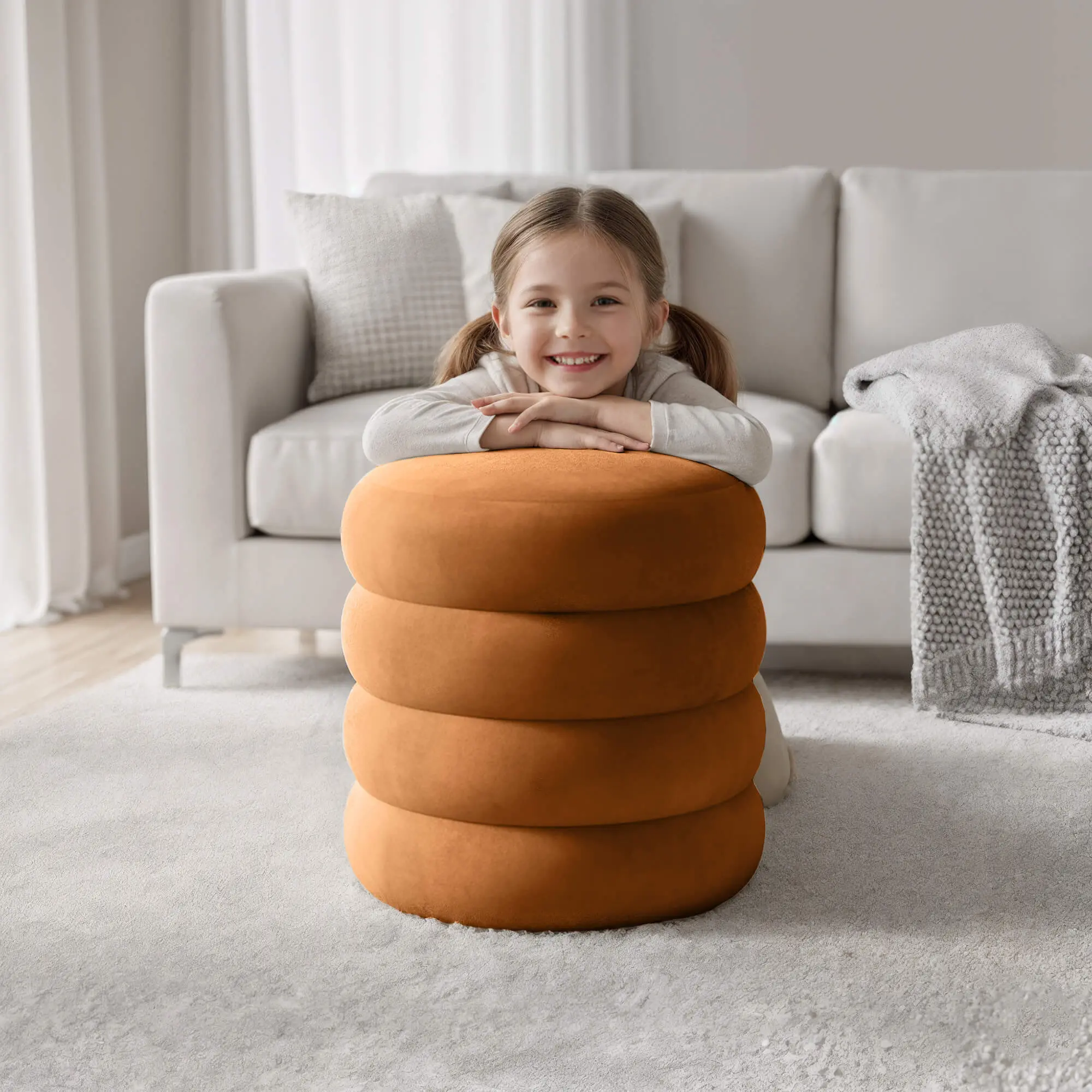 Пуф Akord Snuggo 42см (Copper)