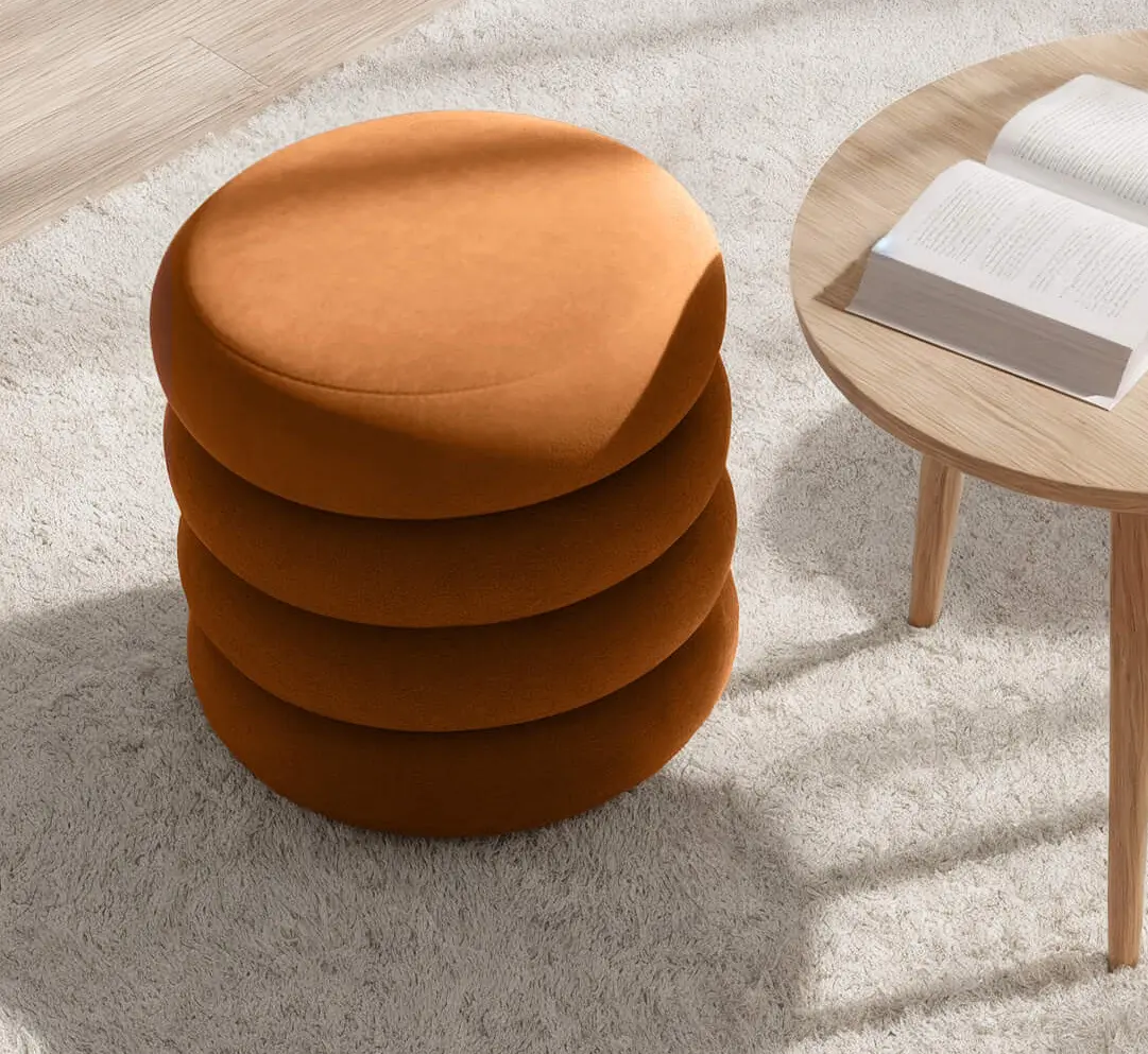 Пуф Akord Snuggo 42см (Copper)