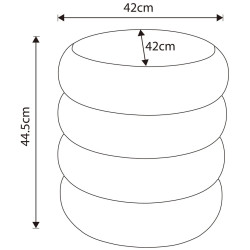 Puf Akord Snuggo 42cm (Cream) Thumb