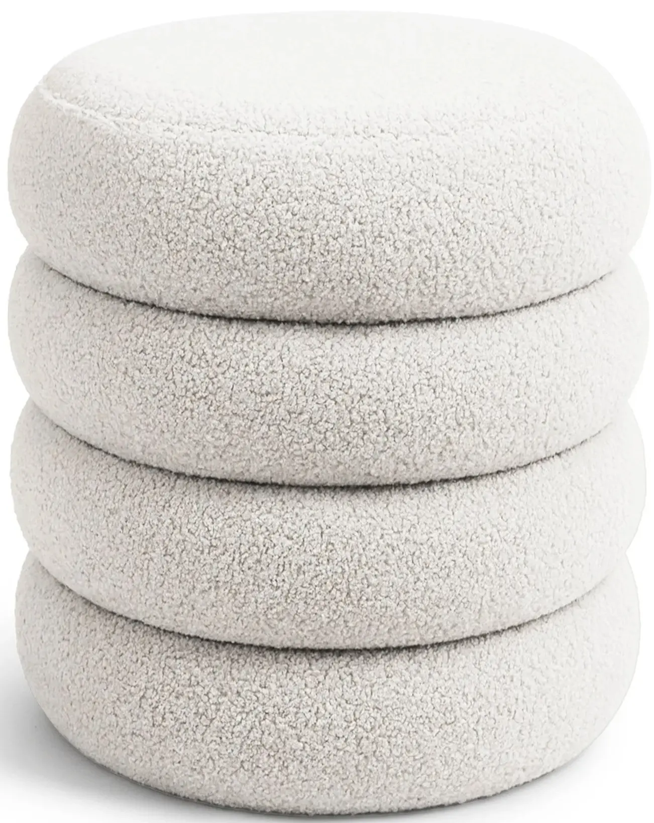 Пуф Akord Snuggo 42см (Misty White)