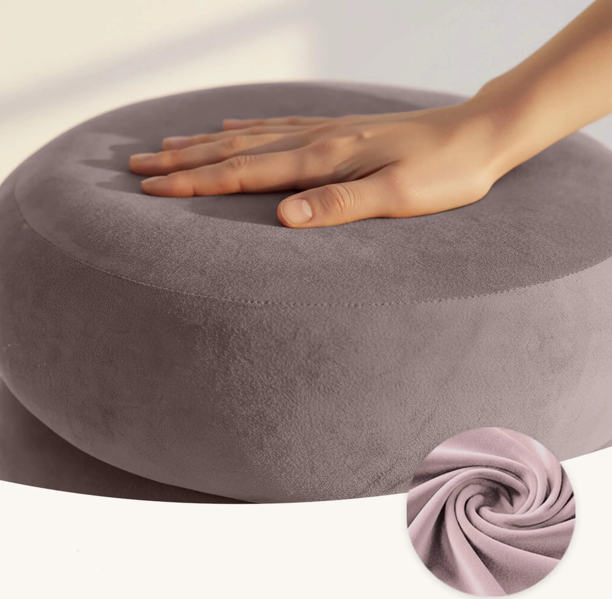 Puf Akord Snuggo 42cm (Muted Pink)