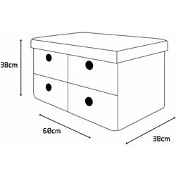 Puf Art Flame 4A-151EF (Dark Brown) Thumb