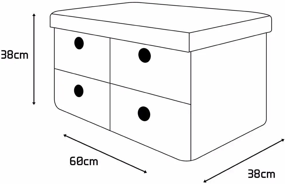 Puf Art Flame 4A-151EF (Dark Brown)