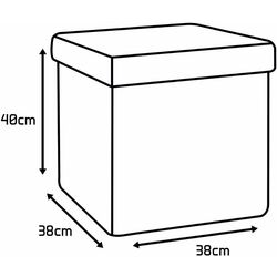 Пуф Art Flame 4A-1666BU (Dark Blue) Thumb