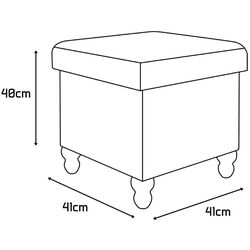 Puf Art Flame JD01-019 (Dark Blue) Thumb