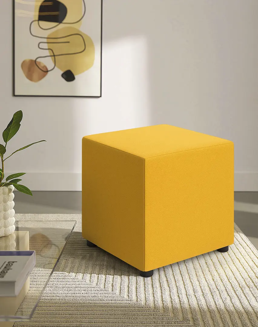 Puf Arta Mobilei Vanessa G AM138 Jes 19 (Yellow)