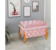 Bancheta Casa Moora C123 (Powder Pink/Gold)