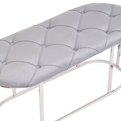 Банкетка Casa Moora Chesterfield 500 (Grey/Silver) Thumb