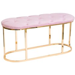 Bancheta Casa Moora Chesterfield 502 (Pink/Gold) Thumb