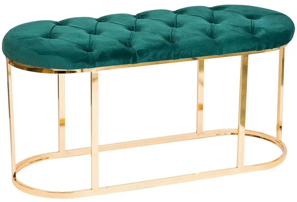 Bancheta Casa Moora Chesterfield 503 (Smarald/Gold)