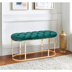 Bancheta Casa Moora Chesterfield 503 (Smarald/Gold)