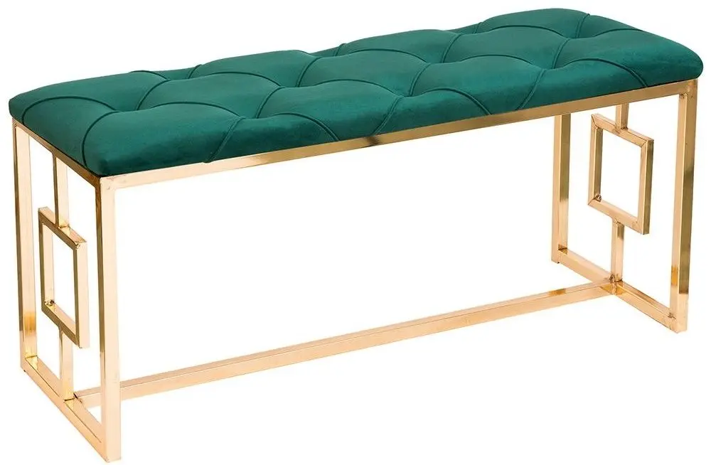 Bancheta Casa Moora Chesterfield 507 (Smarald/Gold)