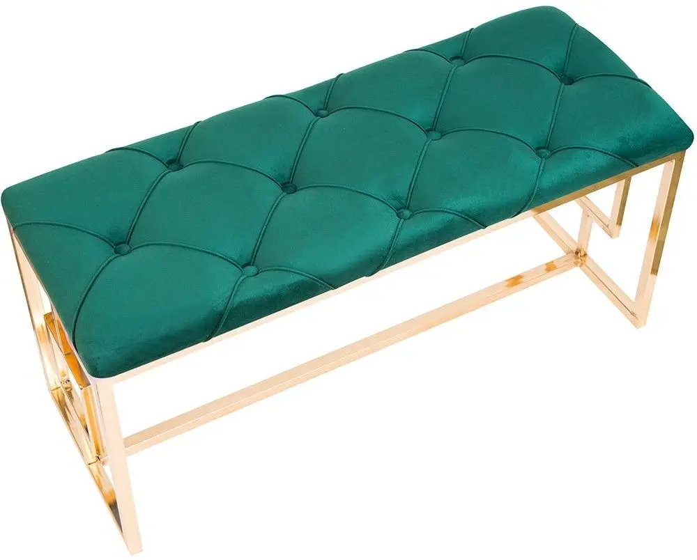 Bancheta Casa Moora Chesterfield 507 (Smarald/Gold)