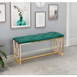 Bancheta Casa Moora Chesterfield 507 (Smarald/Gold)