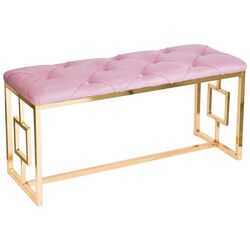 Bancheta Casa Moora Chesterfield 508 (Pink/Gold) Thumb