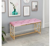 Bancheta Casa Moora Chesterfield 508 (Pink/Gold)