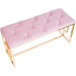 Bancheta Casa Moora Chesterfield 508 (Pink/Gold) Thumb
