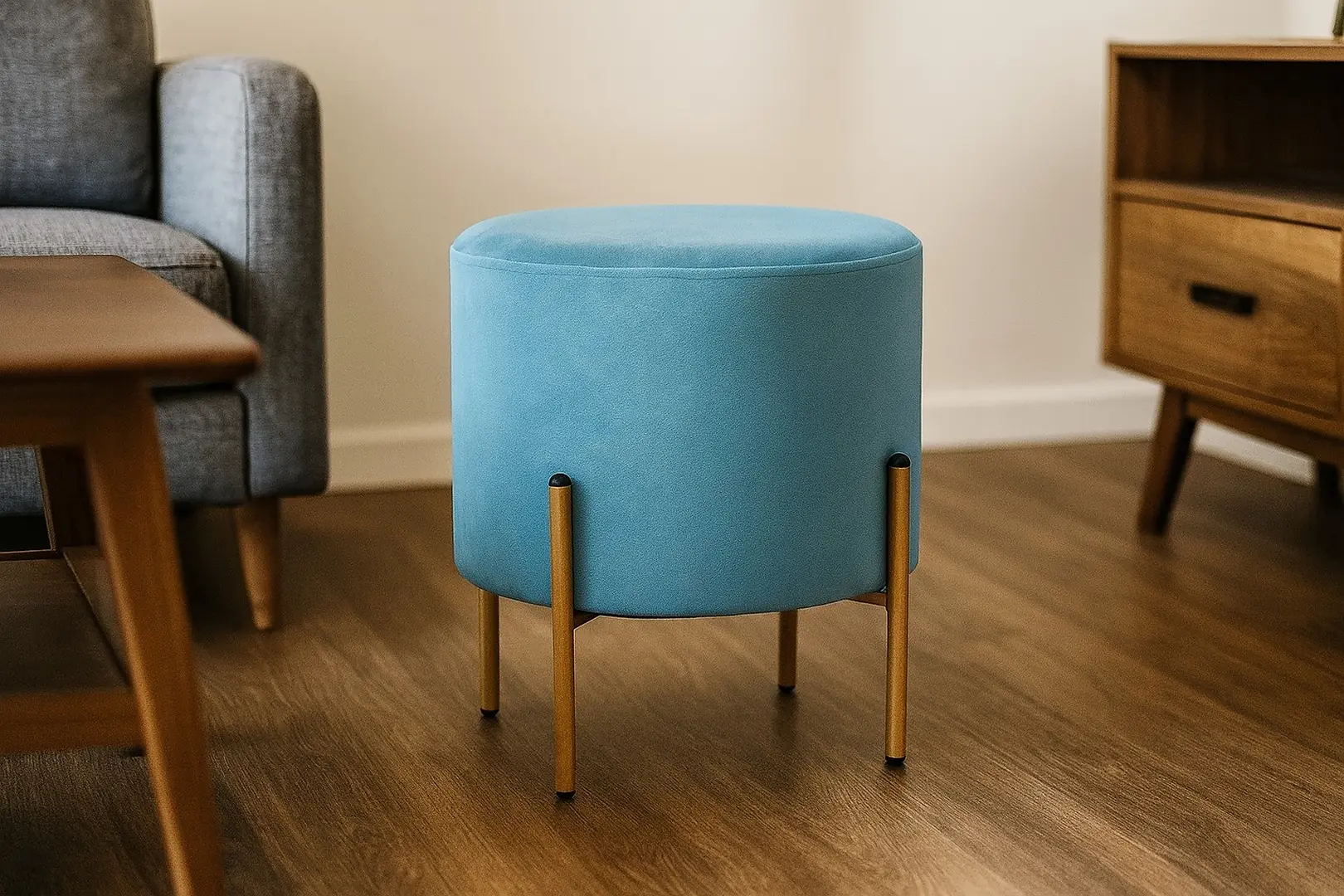 Puf Chomik PHO3925 (Blue)