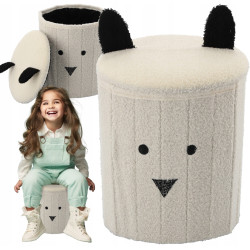 Puf Chomik PHO4243 (White) Thumb