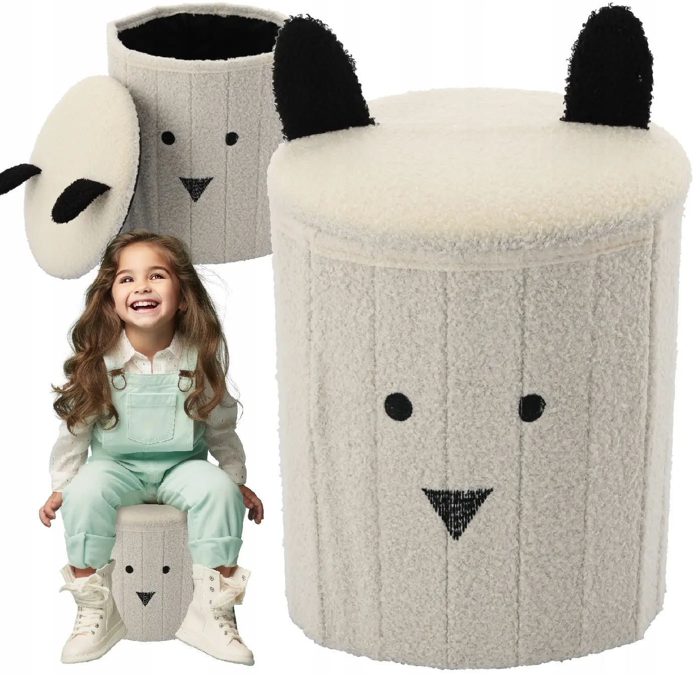 Puf Chomik PHO4243 (White) - 4