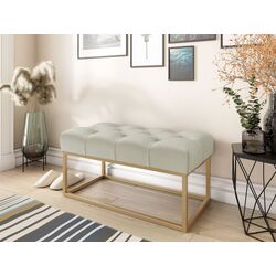 Bancheta Mirjan24 Teodorin Gold 80/Emilkon Gold (Light Gray/Gold) Thumb