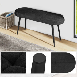 Bancheta Costway JV11434DK (Black) Thumb