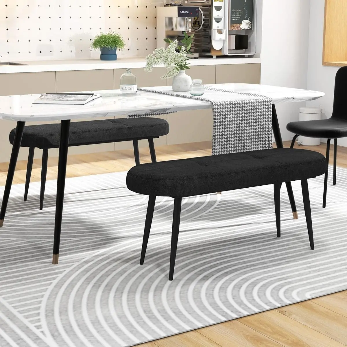 Bancheta Costway JV11434DK (Black)