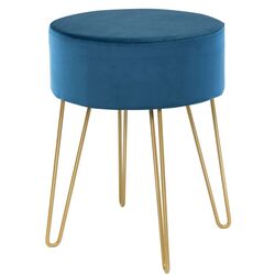 Puf Costway JV11342DG (Turquoise/Gold) Thumb