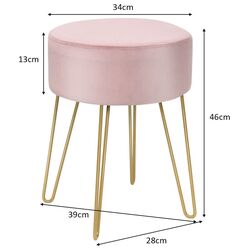 Puf Costway JV11342PI (Pink) Thumb