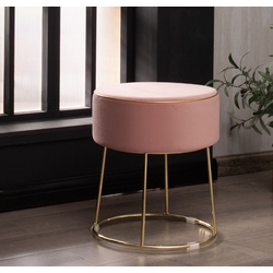 Табурет-пуф Costway JZ10004PK (Pink)