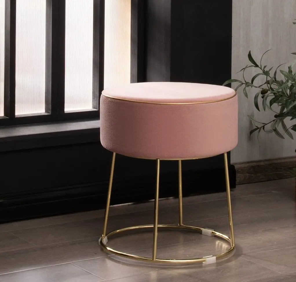 Taburet-puf Costway JZ10004PK (Pink)