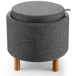 Taburet-puf Costway JZ10005GR (Grey) Thumb