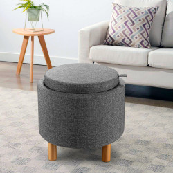 Taburet-puf Costway JZ10005GR (Grey)