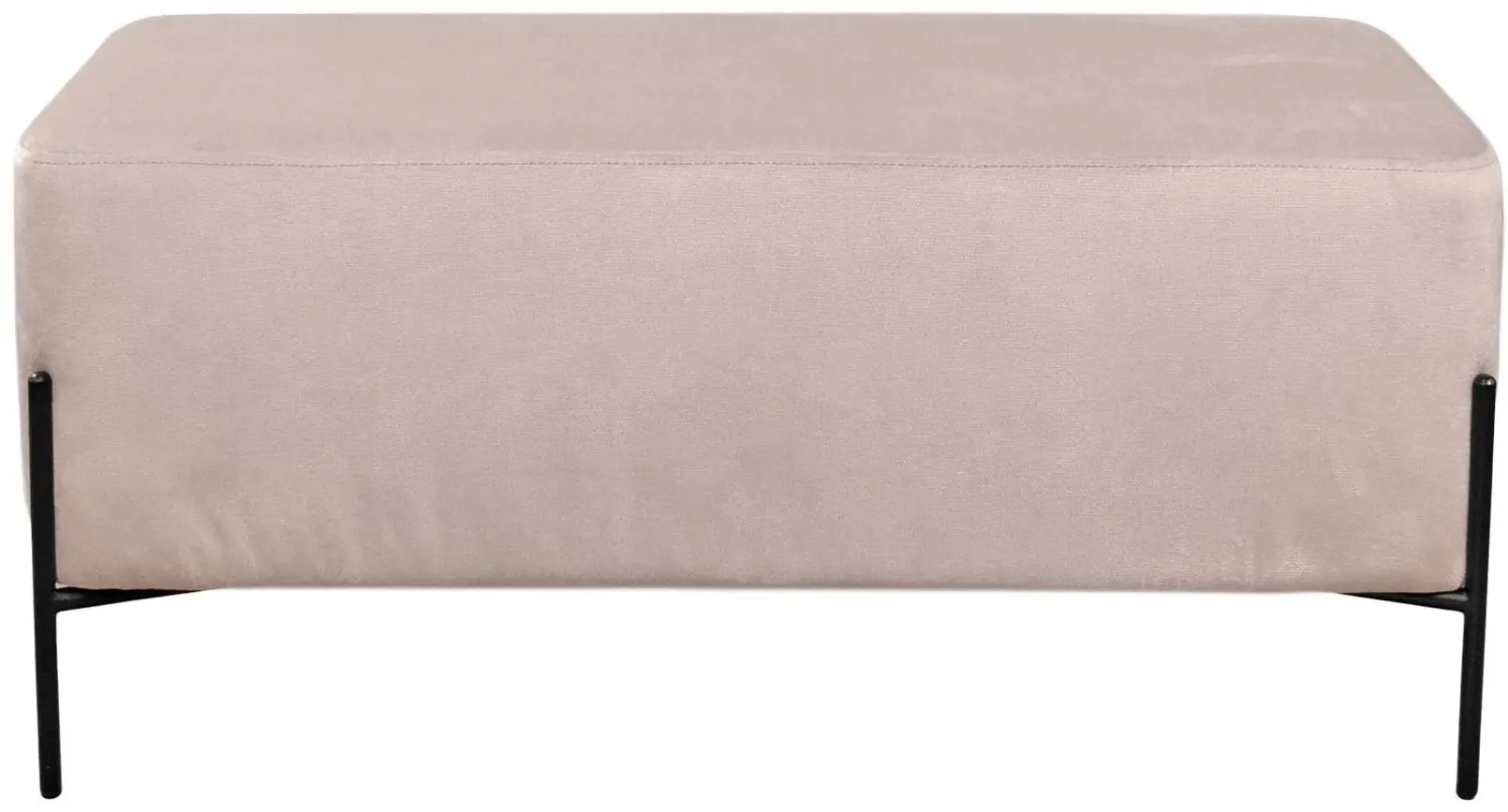 Puf DP Ottoman Double (Beige/Black)