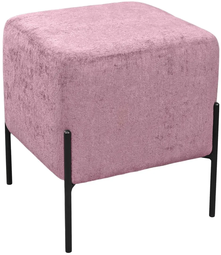 Puf DP Ottoman (Pink/Black)