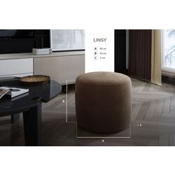 Puf Eltap Linsy Monolith 29 (Brown Dark) Thumb