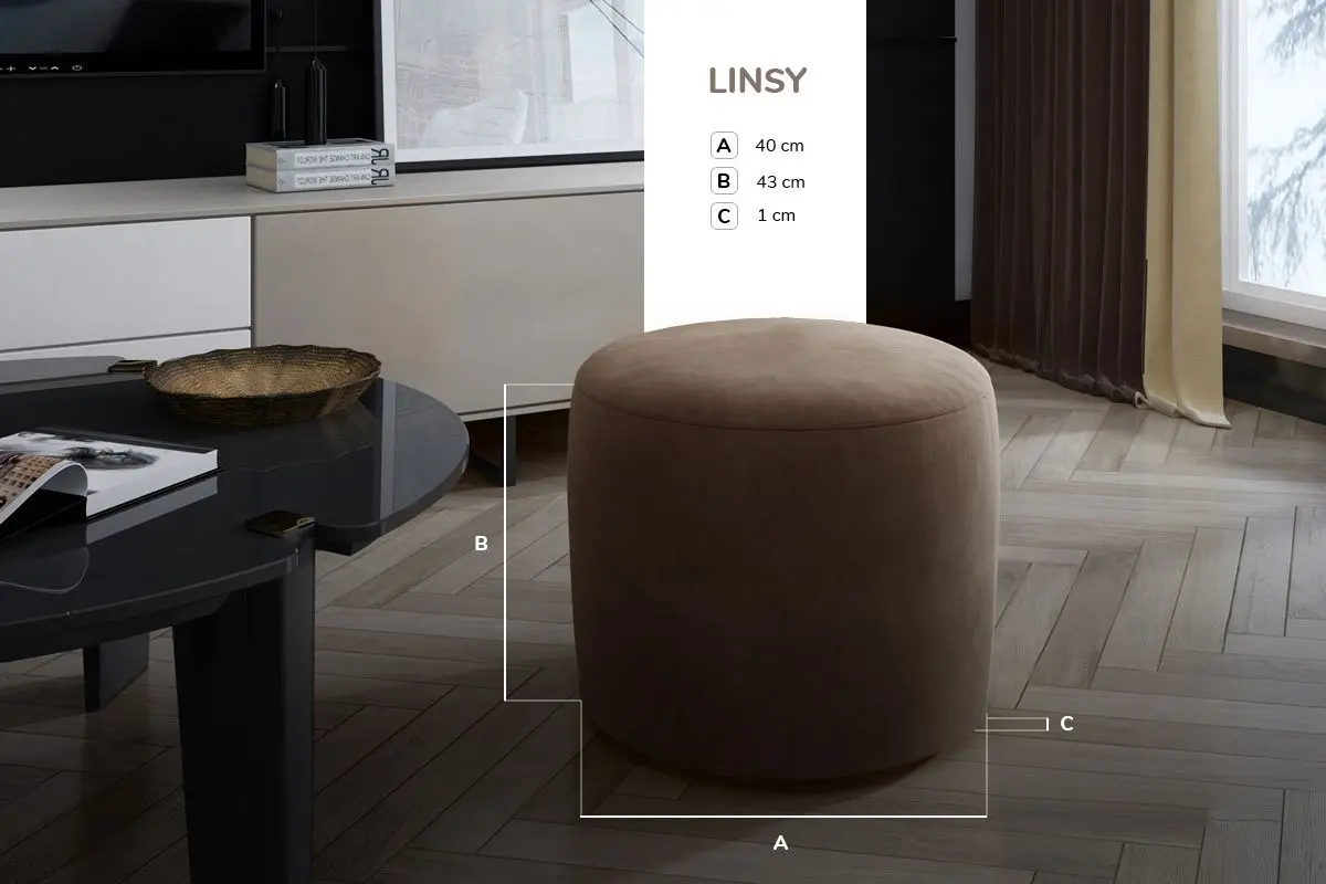 Puf Eltap Linsy Monolith 29 (Brown Dark)