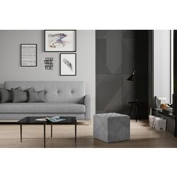 Puf Eltap Nolla Monolith 84 (Light Gray) Thumb