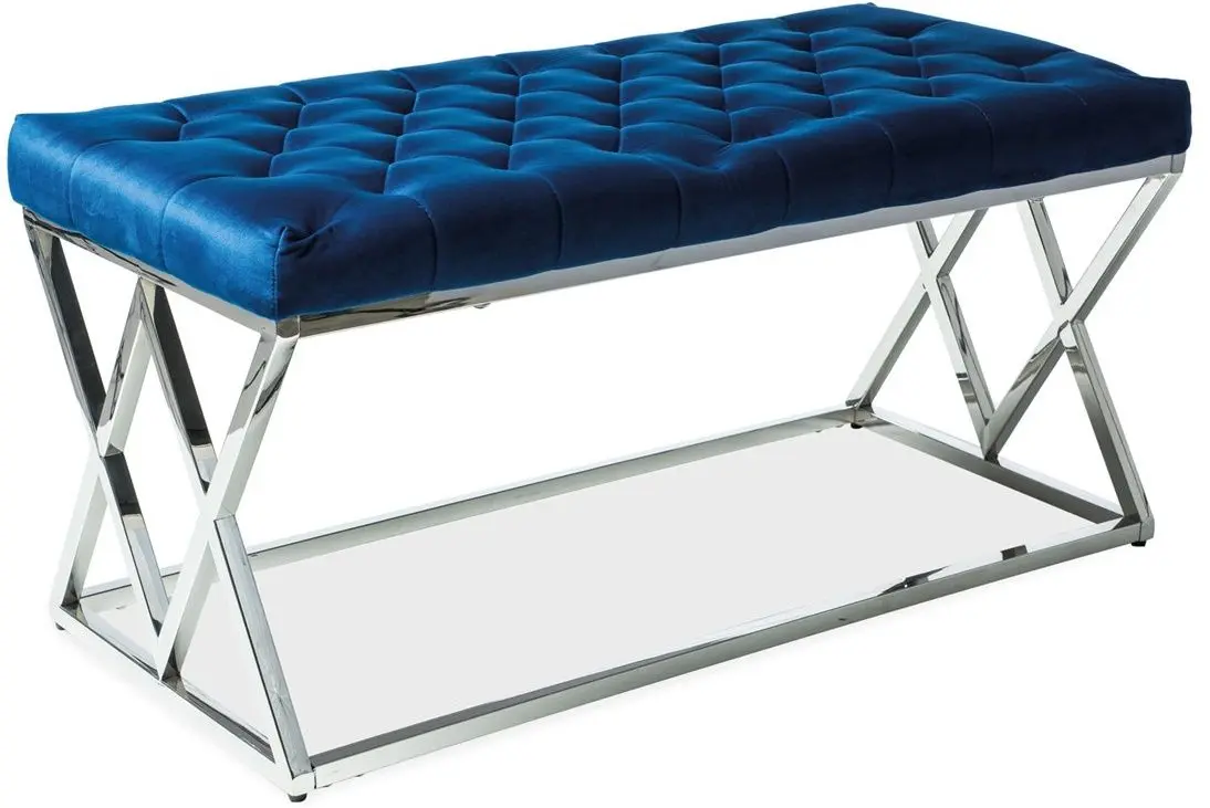 Bancheta Signal Elixa (Navy Blue/Chrome)