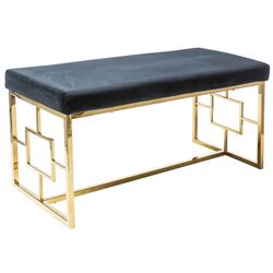 Банкетка Signal Noir Velvet (Black/Gold)