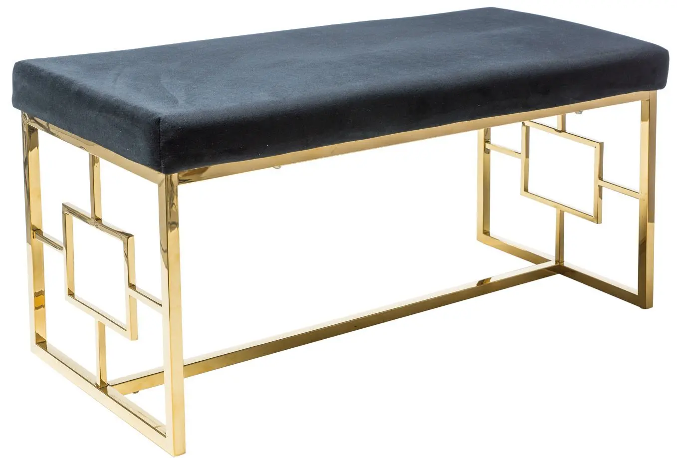 Bancheta Signal Noir Velvet (Black/Gold)