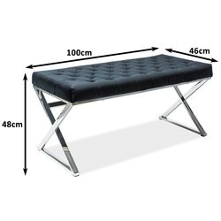 Bancheta Signal Onyx (Black/Chrome) Thumb